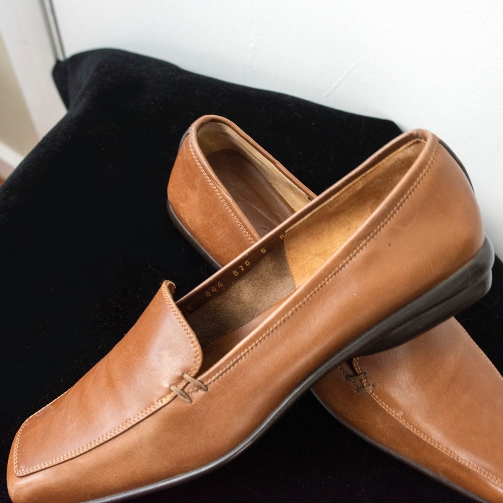 Salvatore Ferragamo Sport Tan Loafers Size 8 - Picture 6 of 6
